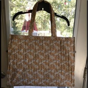 Matilda Jane Shay Ditsy Yellow Floral print tote bag 19”x 14”